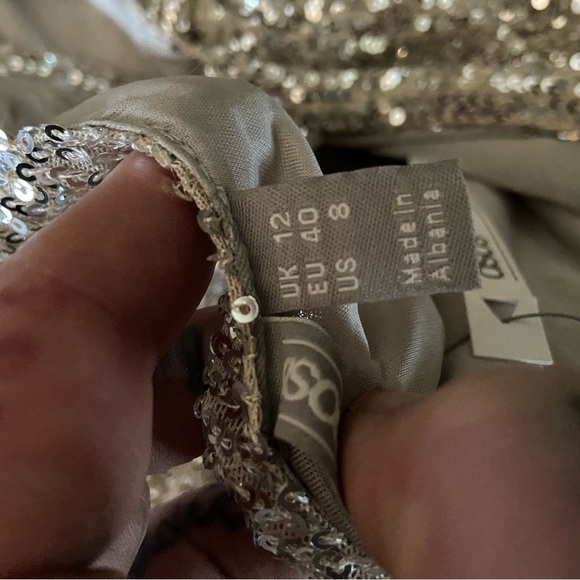 Sequin dress from asos brand new with tags never worn sx12 - Picture 4 of 6